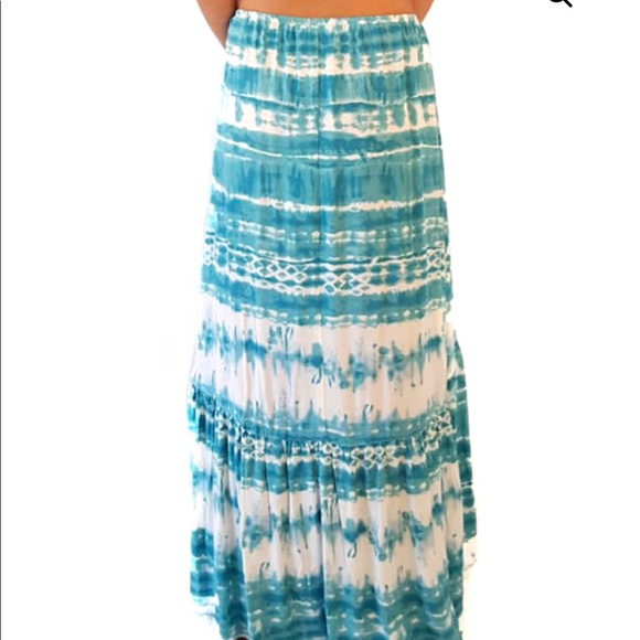 “Ocean blue” maxi skirt - Picture 2 of 2